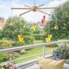 Drehbarer Windspielständer Rostfrei Babybett-Mobile Holz-Mobilegestell Kinderzimmer