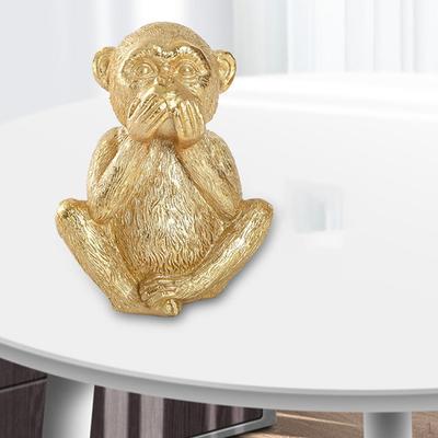 Handmade Monkey Figurine for Elegant Home Decor