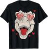 I Steal Hearts Trex Dino Valentines Toddler T-Shirt