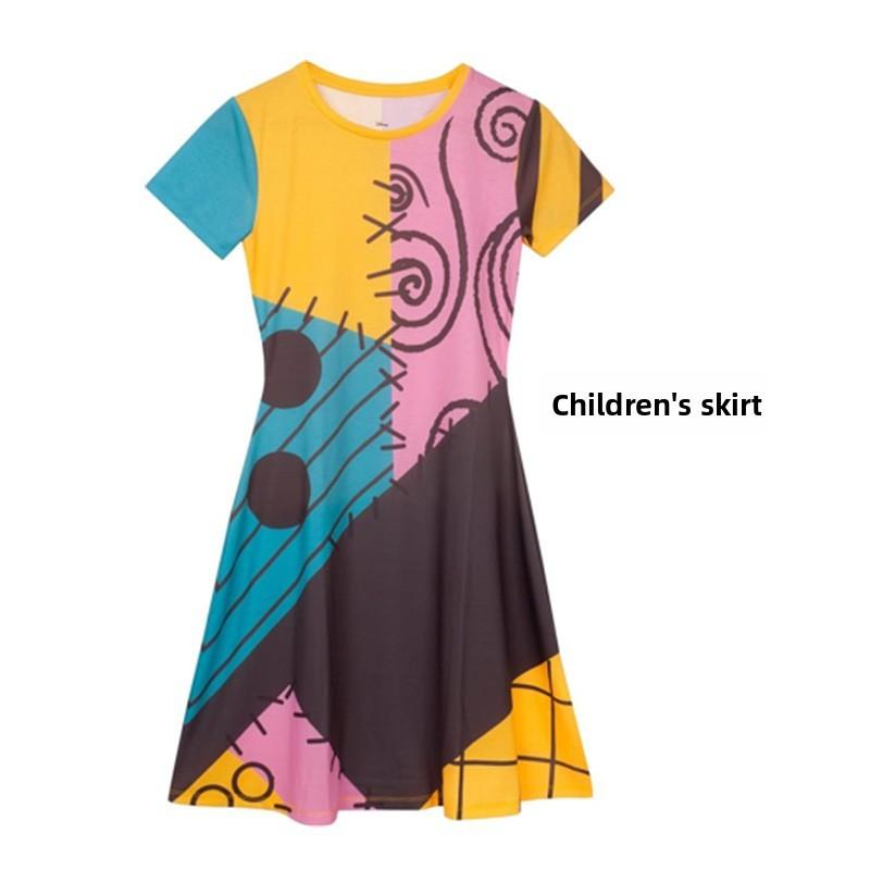 The Nightmare Before Christmas Sally Cosplay Jumpsuit With 3d Digital Print For Adults And Kids