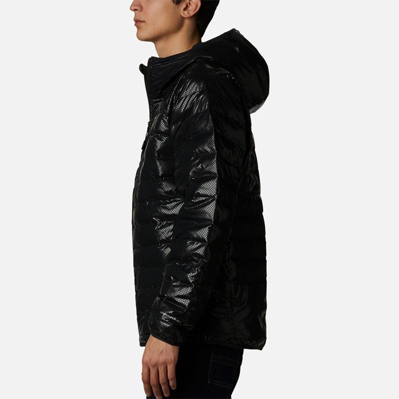 Columbia Hooded Down Jacket Winter Men outerwear Black WE1328-010
