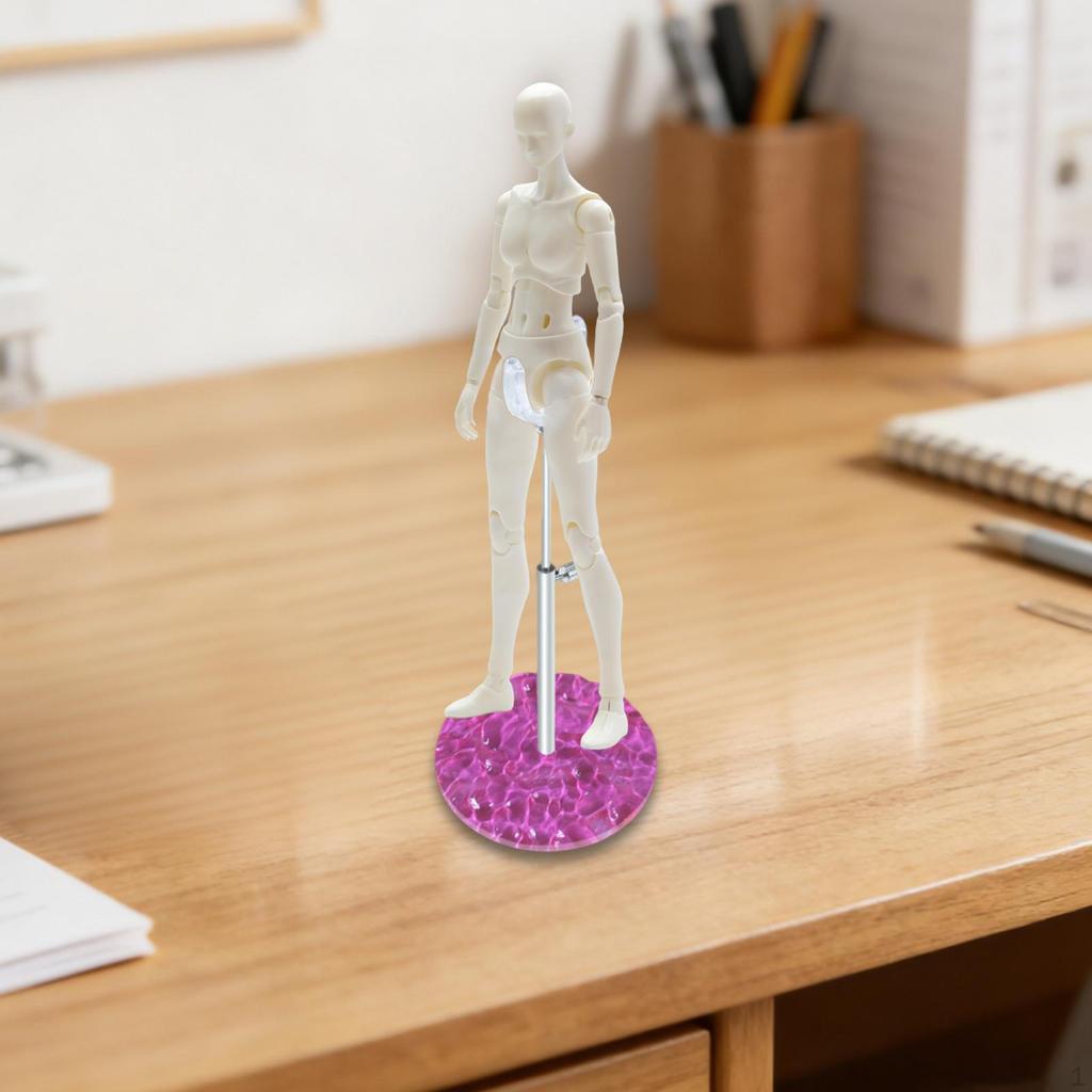 1/12 BJD Doll Stand Accessories with Stable Base Sturdy Durability Multipurpose Practical Portable