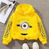 Children's Sweatshirt with Funny Minions Print for Spring/autumn Suitable for Boys andboys Loose and Comfortable with A Hoodie