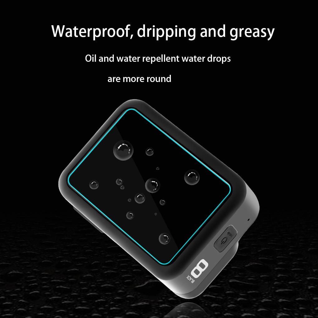 Tempered Glass Screen Protector Lens Cover Film for 8 Action Camera NE