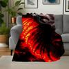 "Fiery Phoenix Wall Art: Fantasy Dragon Decor for Your Home"Blanket Flannel Throw Blanket for Sofa, Bed, Travel, Camping, Office