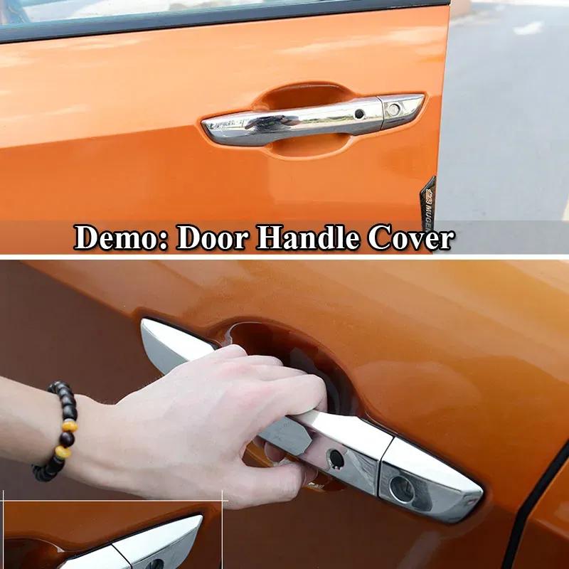 For Honda Civic 2016 2017 2018 FC1 FC2 ABS Chrome Door Handle Cover Trim & Door Bowl Cover Car Styling