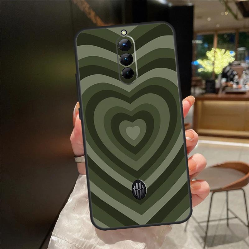 Colorful Heart Circle Love Case For ZTE Nubia Red Magic 10S 9S 8S 10 9 8 11 Pro Plus 6 7 6S 7S For RedMagic 10 Air Cover