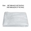 100pcs/Pack Waterproof Film Disposable Plastic Sheets Disposable Sauna Blanket  Massage Table
