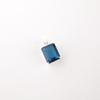 London Blue Topaz Gemstone 925 Stamped Silver Jewelry Rectangle Pendant For Gift PP-58-6
