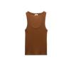 Spring New Women's Clothing Fashion Sexy Style round Neck Silm Wild Vest Sling Rib T-shirt 3253325