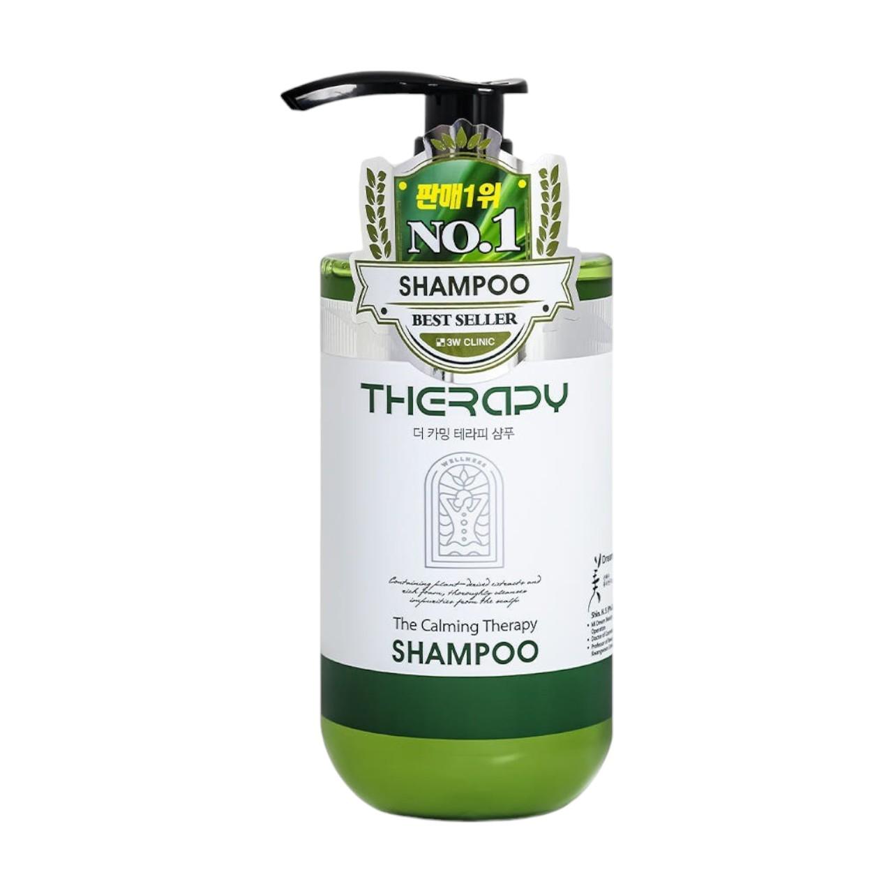 

3W Clinic The Calming Therapy Anti-Hair Loss Shampoo - Scalp Soothing & Hair Strengthening Treatment - 500ml / 16.9 fl.oz.