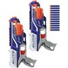 Pack de 2 Blasters Disruptor - NERF - Elite - Barillet Rotatif 6 fléchettes - 12 fléchettes incluses - Mixte