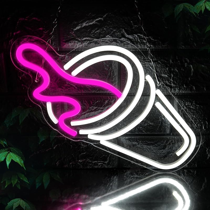 Snacks Neon Sign, Snack Bar Sign Wall Decor, Dimmable USB Powered Neon Light for Candy Cake Shop Coffee Bars Decoration