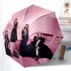 Vibrant Pink Elegance Folding Umbrella Umbrella Travel Sun Umbrella Gift Umbrella