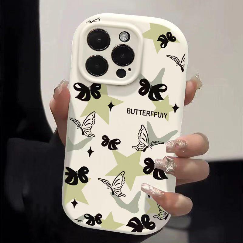 Compatible with Apple 16pro Cartoon 15promax Phone Case 14plus Creative 13 Matte 12pro11