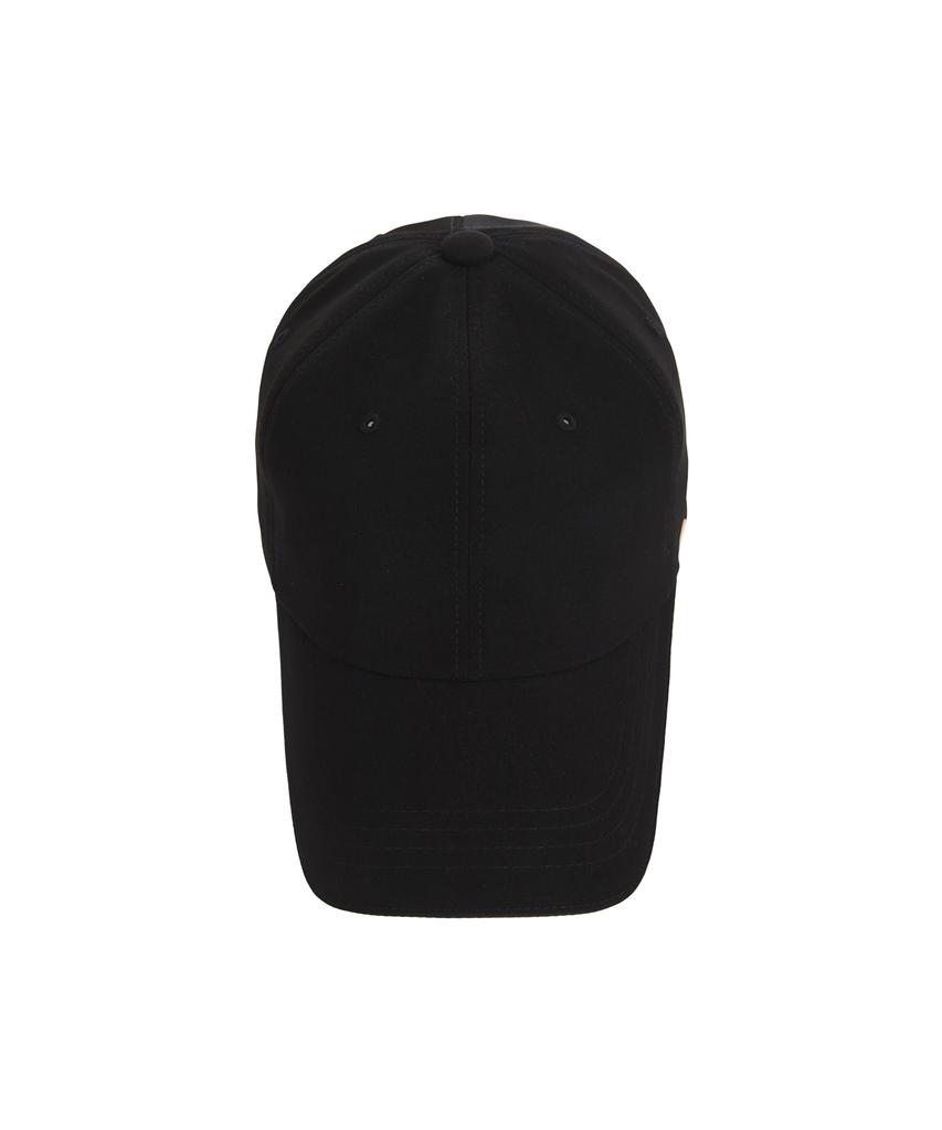 Bajal Rose Gold Double Link Oversized Ball Cap Black