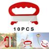 10Pack D Shape Kite Spool Handle with Line 30meters Kite String Winder Tool