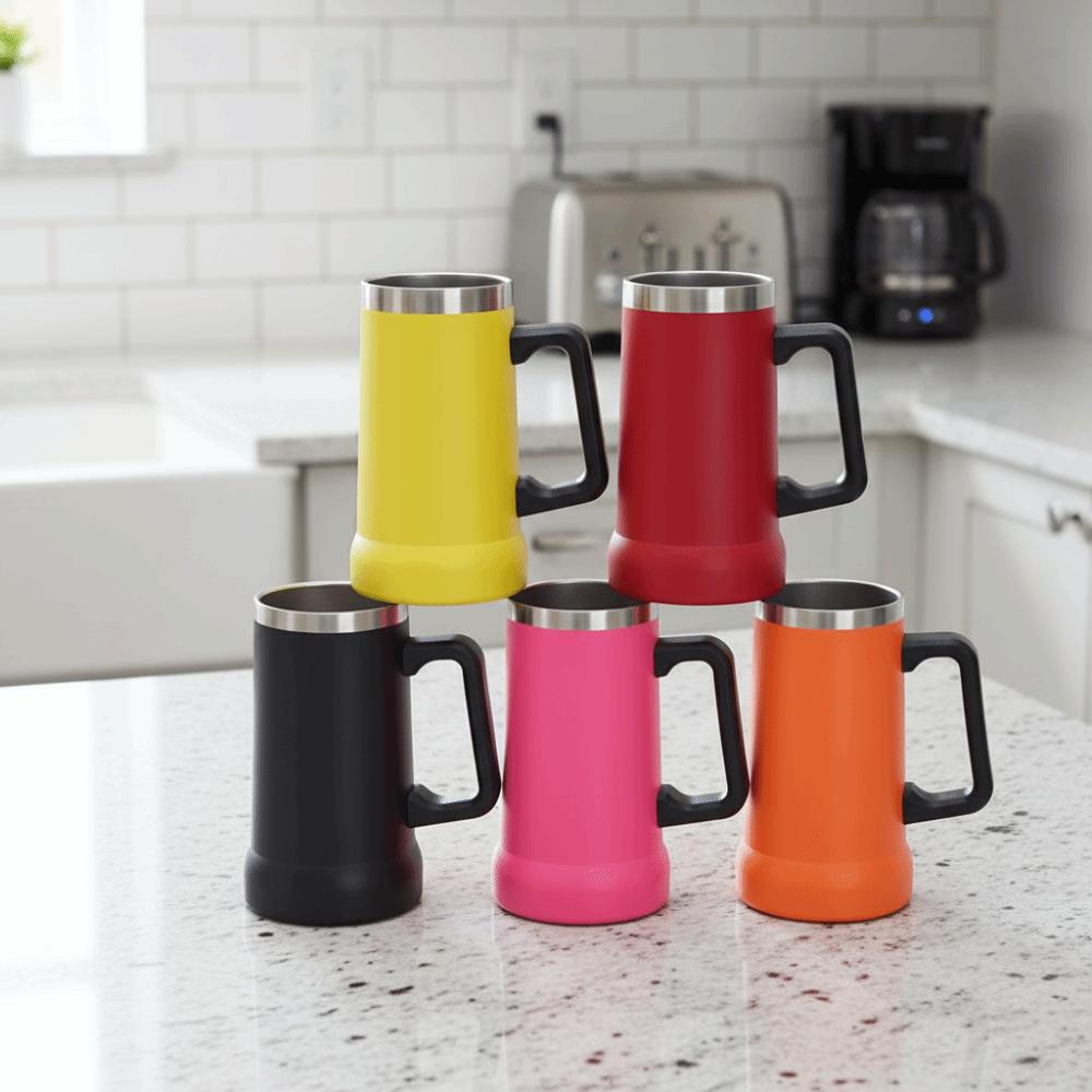 Big Capacity Coffee Tumbler Stainless Steel Insulated Beverage Cup Thermal Drink Mug Summer