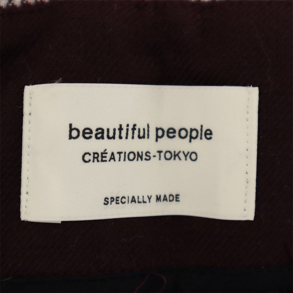 beautiful people Hahnentrittmuster Hohe Taille Lange Hose 36 lila Damen Gebraucht