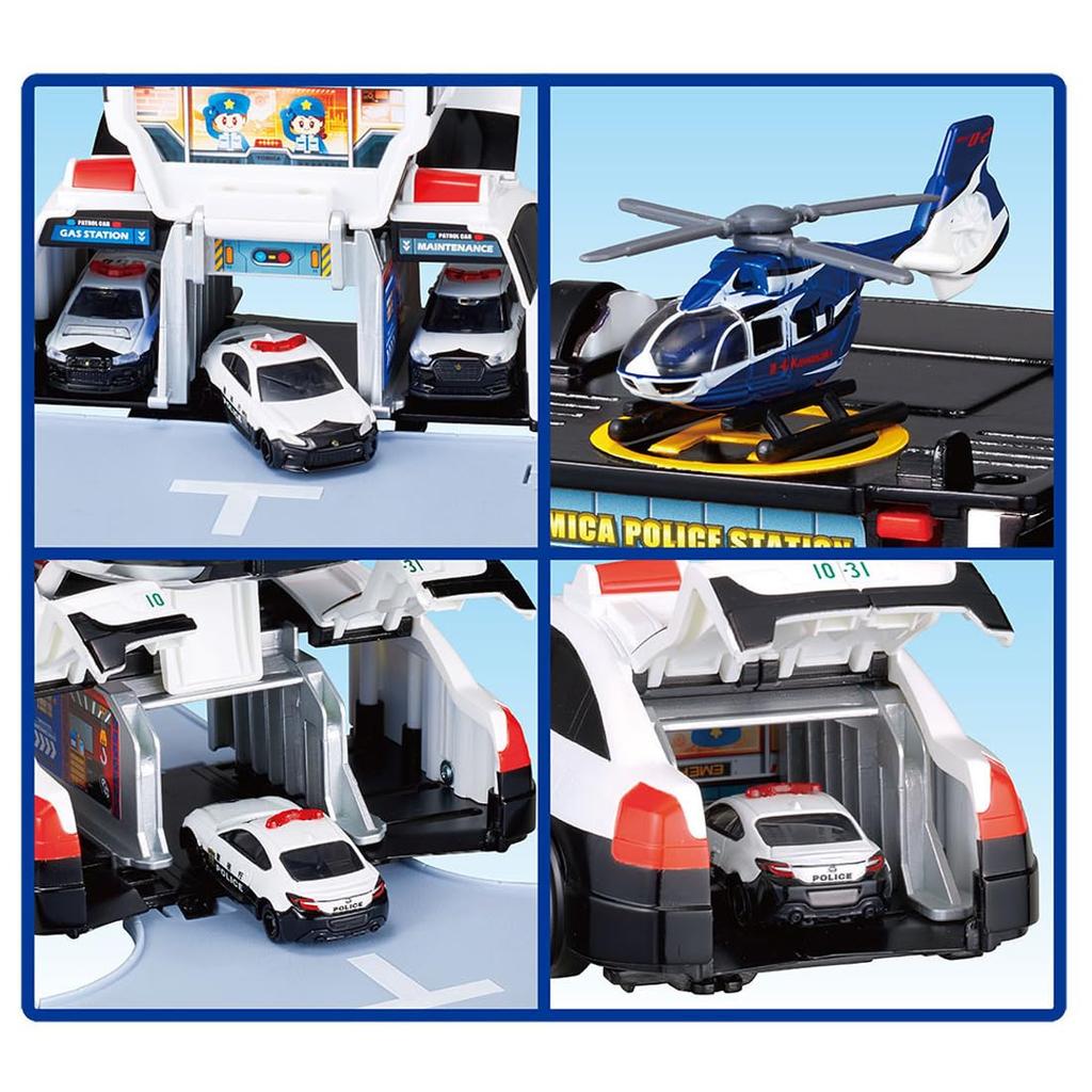 Takara Tomy Tomica Vehicle Town Transforming Patrol Car Miniature Car Toy for ages 3 and up (with Tomica)