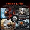 Orologio Smart Militare Outdoor da Uomo Batteria 1400mAh GPS Torcia Impermeabile 10ATM AMOLED Chiamate Bluetooth Activity Sportive per Adulti Smartwatch