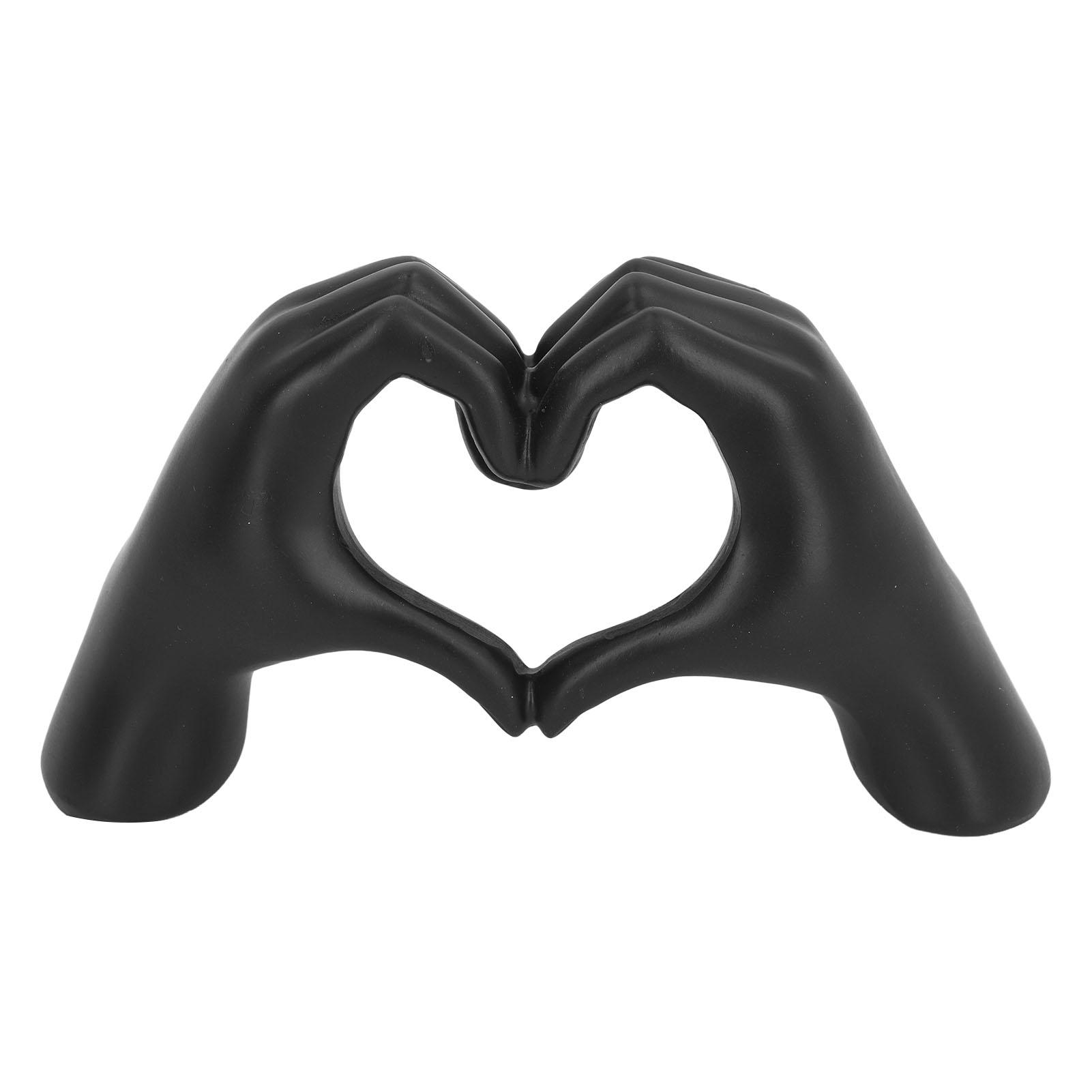 

Сердце Руки Скульптура Смола Эстетический Жест Украшения Современный Знак Любви Искусство Фигурка Украшение для Style 1