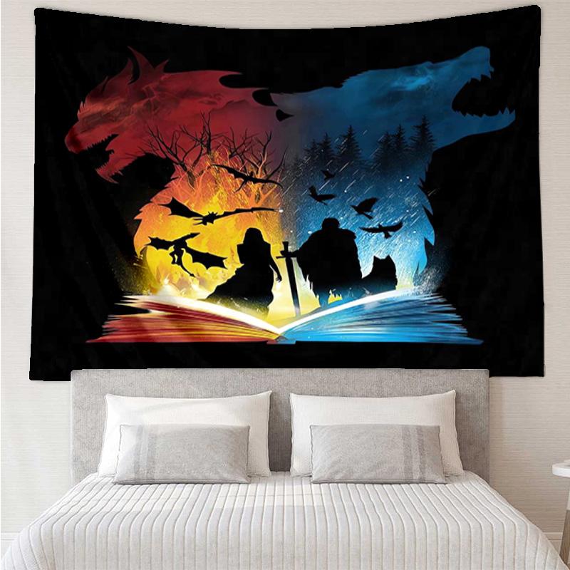 Game Of dragon Fantasy Tapestry Hanging for Bedroom,Livingroom, Playroom,Decor Art Room Wall Tapestry Holiday and Birthday Gifts