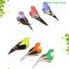 1Pcs Artificial Feathered Bird For Garden And Landscaping Decoration