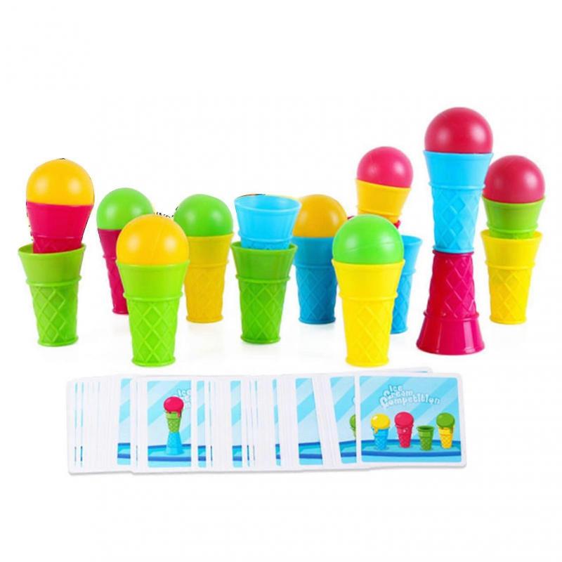 Gioco del Gelato Divertente Interattivo Multiplayer Stack Ball Giocattolo da Tavolo Educativo KAESI
