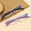New Fashionable Anti Blue Light Reading Glasses for Men Casual Frameless Corrective eyewear for Women Classic Long-Distance Prescription eyeglass