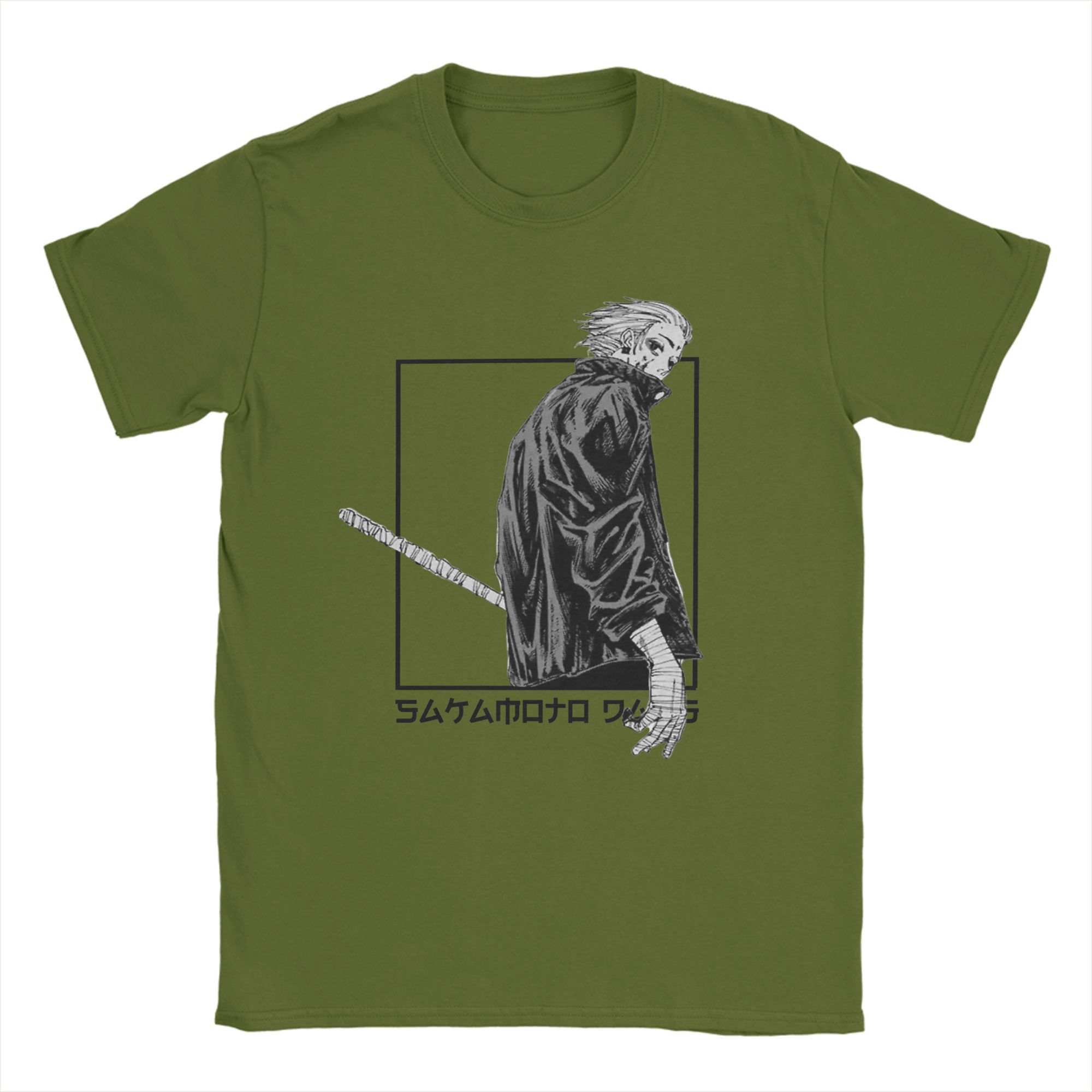 

Men Gaku Sakamoto Days T Shirts Cotton Tops Novelty Short Sleeve Crew Neck Tees Classic T-Shirts 4XL