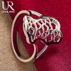 925 Sterling Silver Fashionable Pattern Ring Fashionable Wedding Jewelry