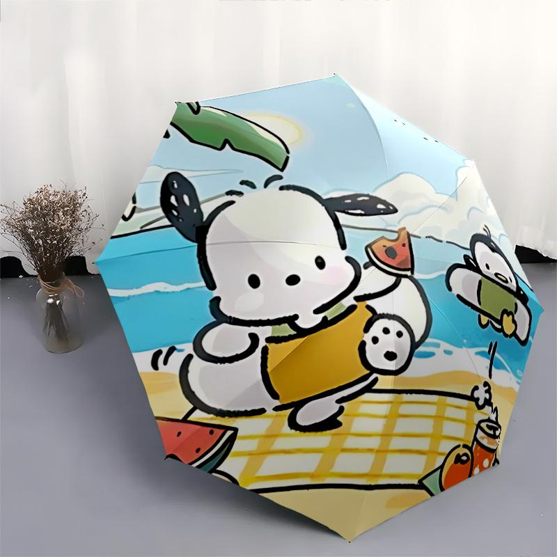 1pc Watermelon Picnic with Penguin Umbrella - Perfect for Fans, Travelers, Everyday Use, Festive Gift.Z016