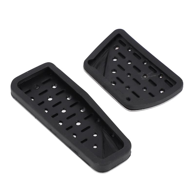 Gas And Brake Pedal Cover Auto Stainless Steel Foot Pedal Pad Kit For 2018- Jeep Wrangler Jl Models, 2 Pcs