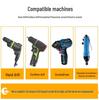 Deep Hex Long Electric Wrench and Screwdriver Bit Set, 8mm