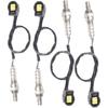 4PCS Sensor de Oxigênio O2 1 & 2 para 2011-2018 Ram 1500 2500 3500 4000 3.6L/3.7L/4.7L/5.7L Montante + Jusante