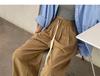 Off-white High Waist Cotton Lantern Pants - Japanese Style, Casual Wide Leg for Women
