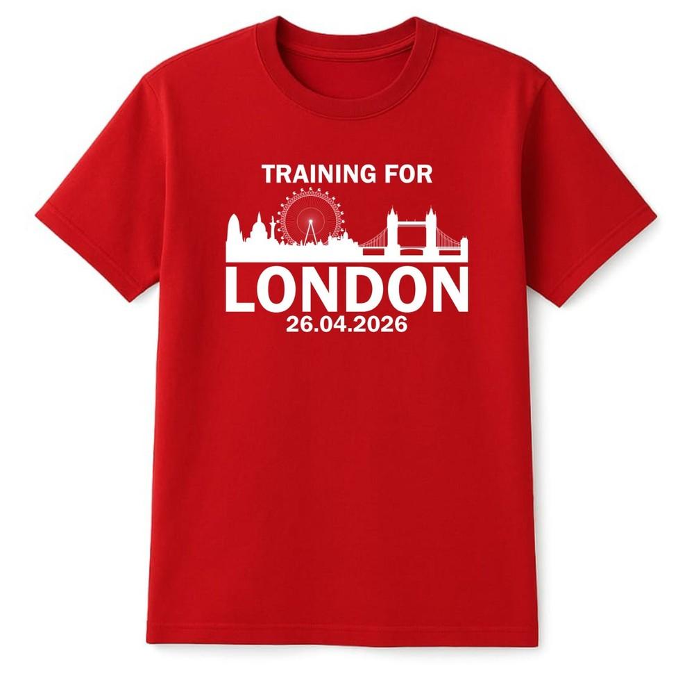 Cheering For London Marathon Adult Kids TShirt Running 2026 Race Finisher Sport S