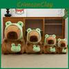 Dinosaur Hat Frog Capybara Plush Toy Animal Stuffed Doll Decoration Gift Kids