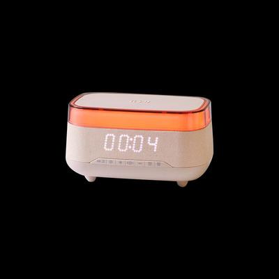 CW602 6-in-1 Wireless Charging Alarm Clock Bluetooth Speaker
