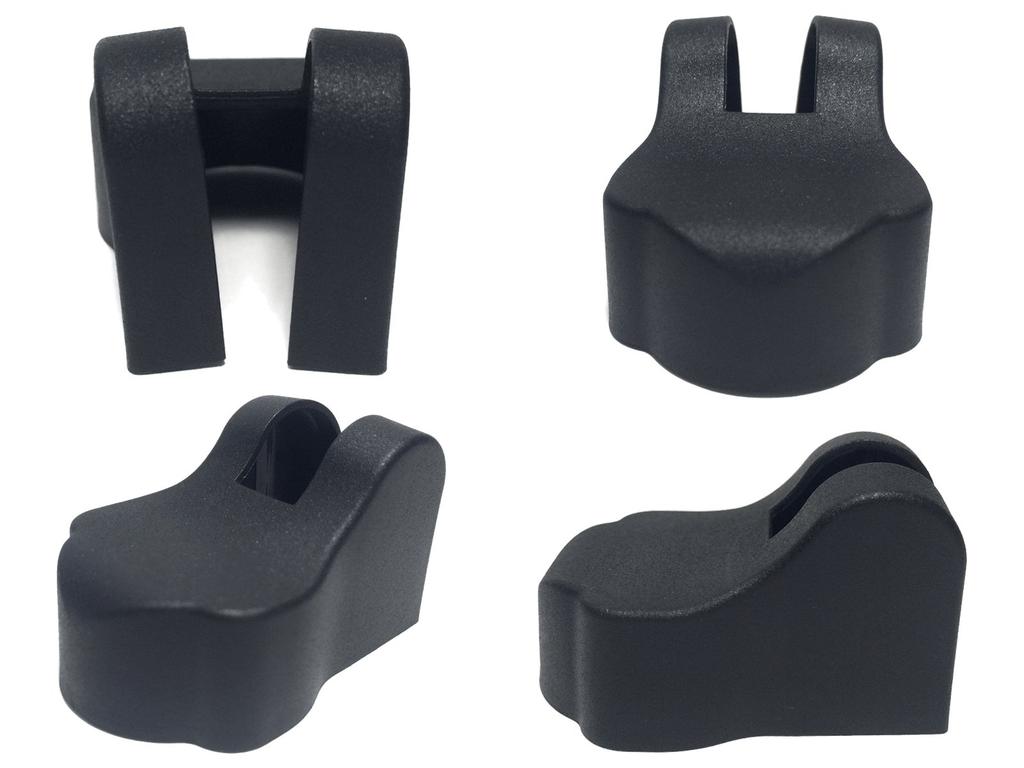 Negus Compatible Subaru Door Striker Cover Stopper Cover Carbon Black