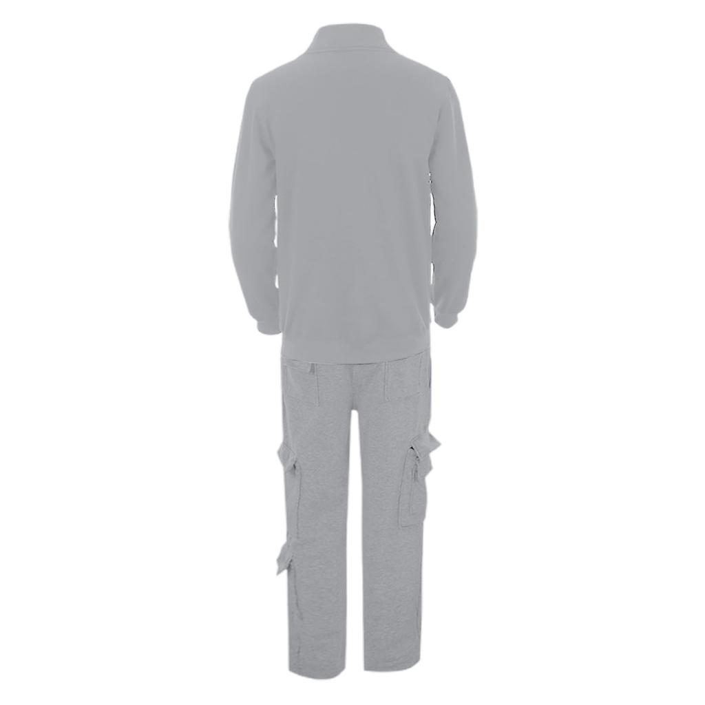 Mens Sweatsuit Set 2 Piece Athletic Tracksuit Sports Tops+Pants
