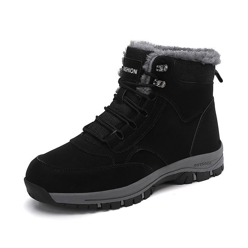 Boots Women's Plus Size Sneakers Fashion Waterproof Casual Shoes Winter Fur Warm Ankle Boots Big Size
