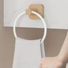 Aluminium Material Portable Towel Racks Round Design Wall Mounted Towel Holder  Wall Mounted