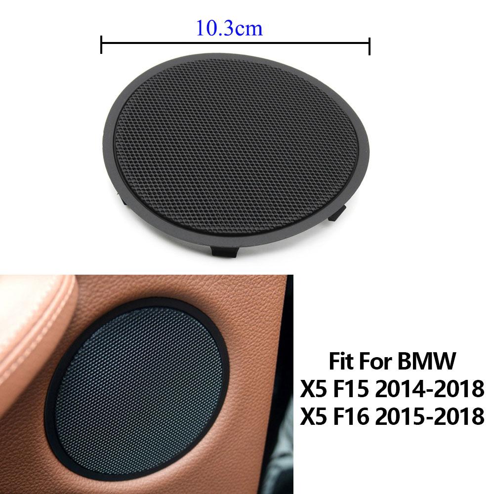 Interiorul mașinii, negru, față, claxonul ușii spate, capacul grilajului difuzorului, panou audio sunet de înlocuire pentru BMW X5 X6 F15 F16
