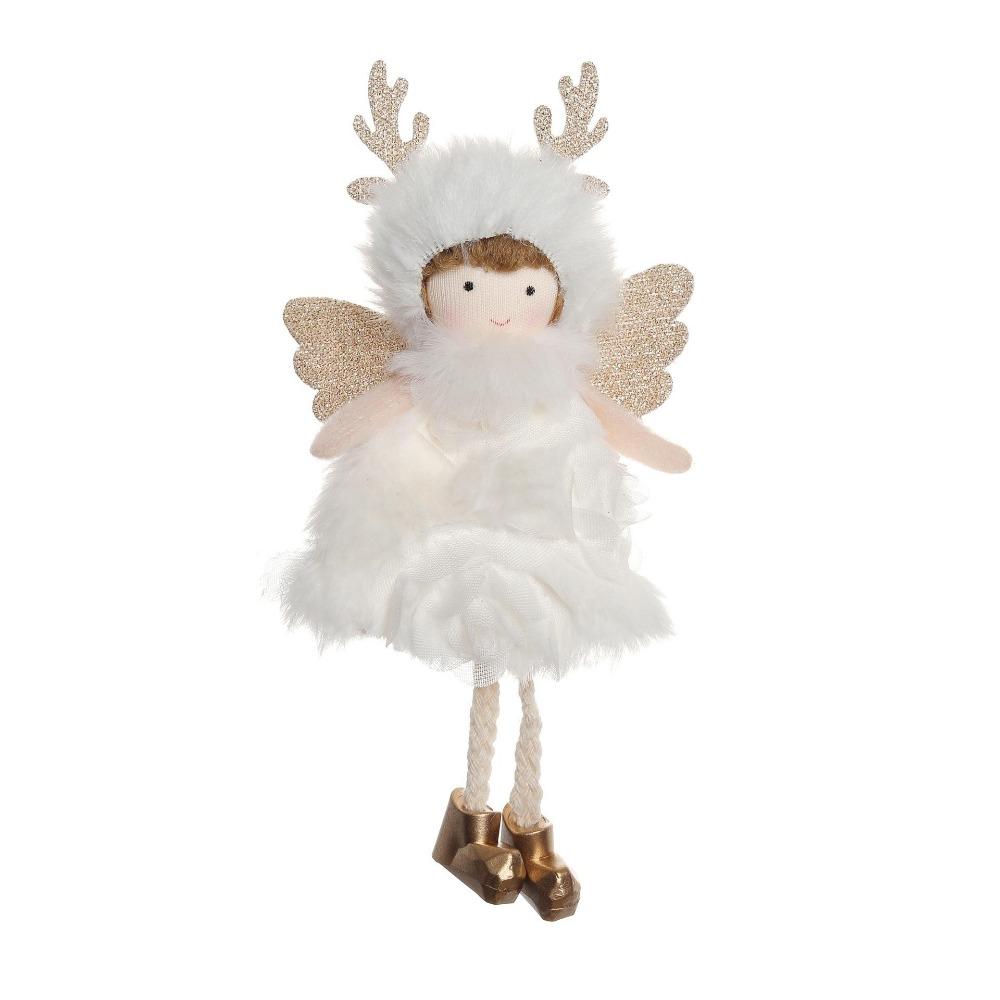 New Christmas Supplies Christmas Feather Angel Christmas Tree Decoration Pendant Small Pendant Christmas