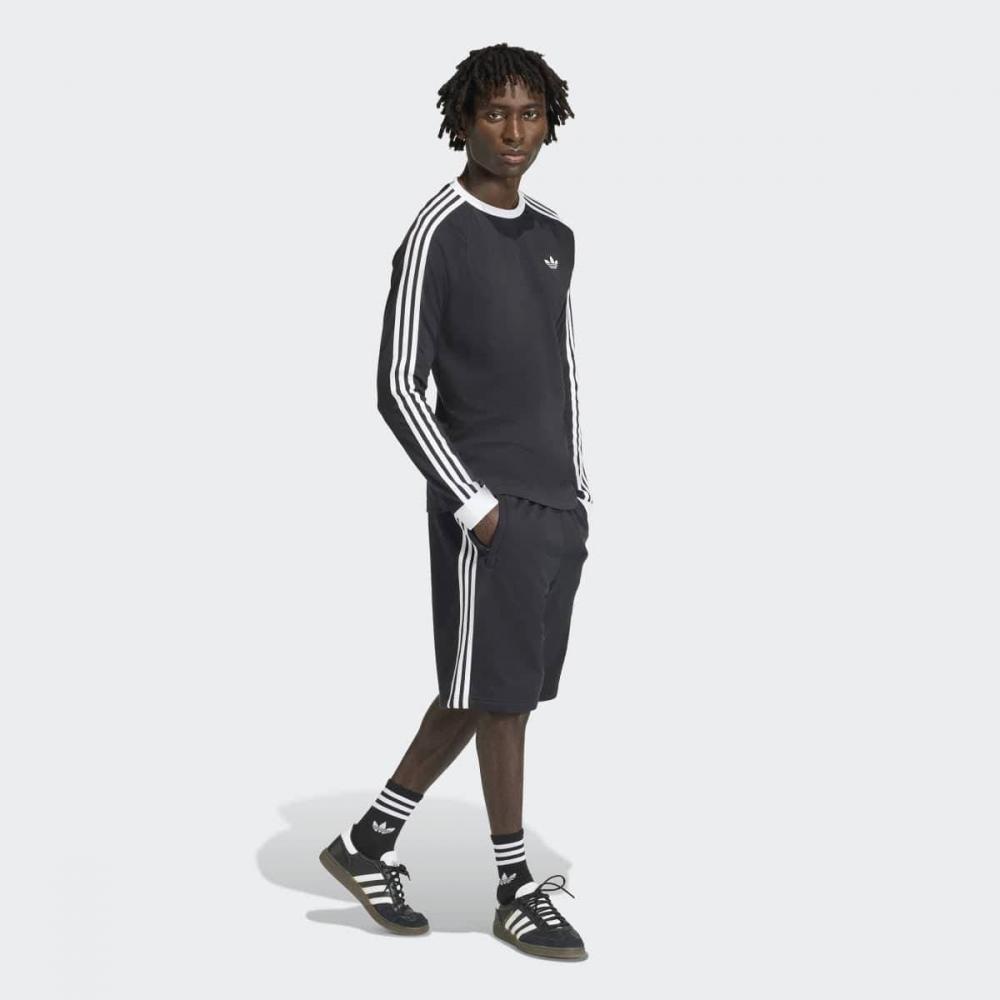 adidas Classic 3 Stripe Adjustable Waist Shorts Ke3566