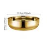Golden Stainless Steel Mixing Bowl - Corrosion-resistant, Suitable for Kneading Dough, Eating Noodles, and Cleaning Vegetables