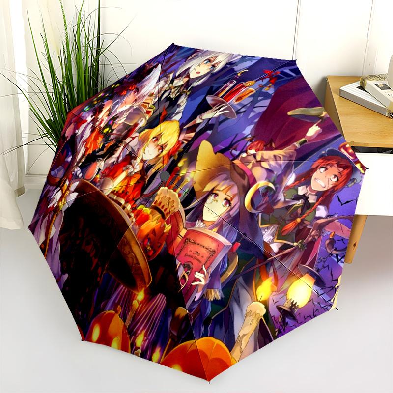 Genshin Impact Artbook Nature Folding Umbrella Travel 8 Paraphenoid Bones Umbrella Umbrella Three Folds