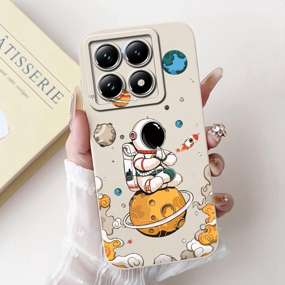 Cartoon Case For Xiaomi 14T Pro / 14T 5G Lens Protective Jelly Soft Silicone Cover For Xiaomi Mi14T 14TPro Phone Cases